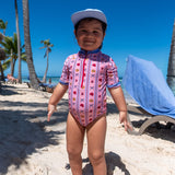 Maillot UV Rayé Fleurs 2-10ans-Birdz-BR1-CLBEKG06743-CLÉMENT