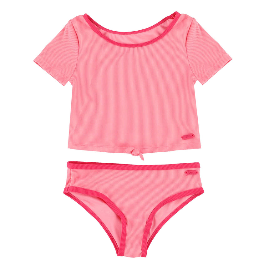 Tankini UV Côtelé 2-10ans-Birdz-Fuchsia-2-BR1-CLBEKG06747-CLÉMENT