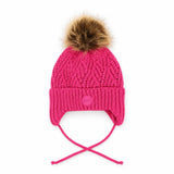 Tuque Tricot Pompon 12-24mois-Birdz-Fuchsia-12-24 m-BR8-W2668-1-CLÉMENT