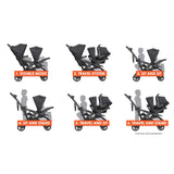 Poussette Sit N' Stand® Double 2.0 - Noir Dash-Baby Trend-BTR-NC28F00-CLÉMENT