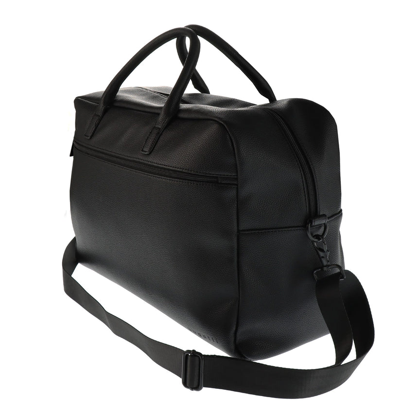 Sac de Voyage 2-en-1 Cuir Végan - Noir-Bugatti-BU3-DUF2659BUBLK-CLÉMENT