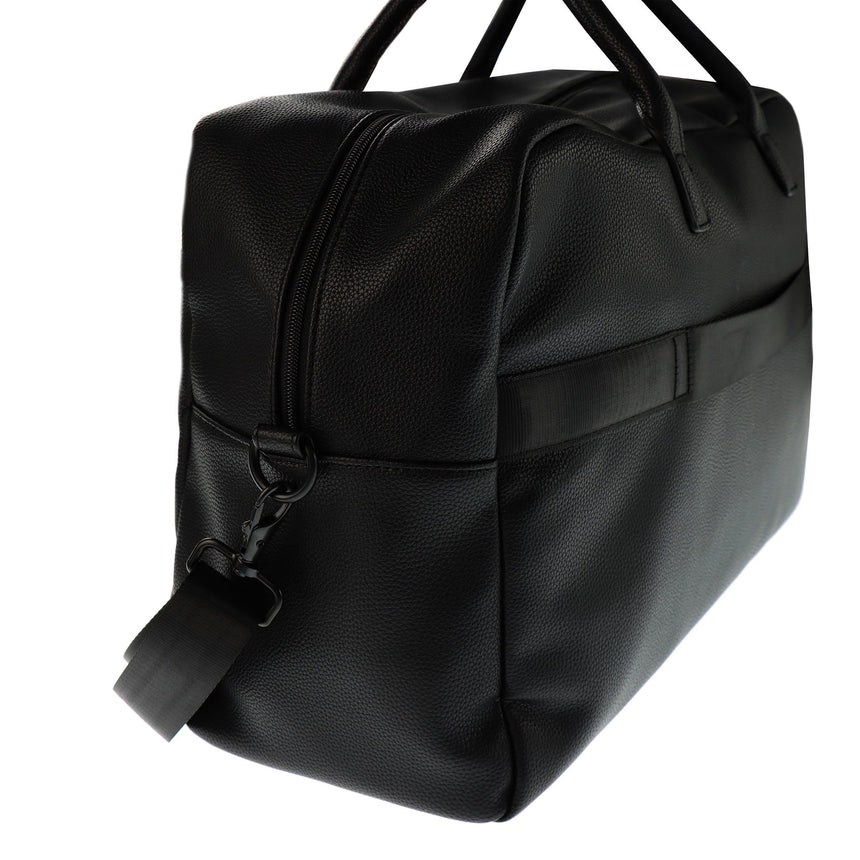 Sac de Voyage 2-en-1 Cuir Végan - Noir-Bugatti-BU3-DUF2659BUBLK-CLÉMENT