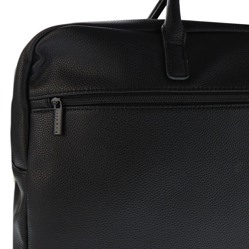 Sac de Voyage 2-en-1 Cuir Végan - Noir-Bugatti-BU3-DUF2659BUBLK-CLÉMENT