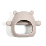 Mitaine de Dentition en Silicone - Ours Taupe-Bulle-BUB-MD001-02-CLÉMENT