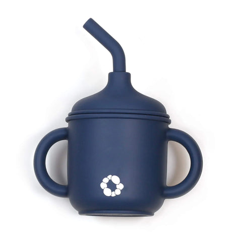 Gobelet Paille en Silicone - Bleuet-Bulle-BUB-B-VA002-11-CLÉMENT