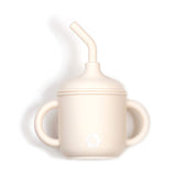 Gobelet Paille en Silicone - Ivoire-Bulle-BUB-B-VA002-14-CLÉMENT
