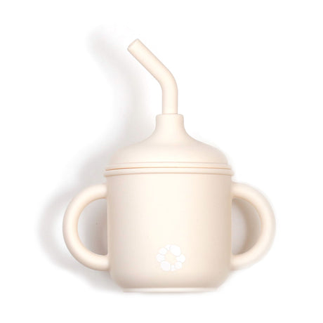 Gobelet Paille en Silicone - Ivoire-Bulle-BUB-B-VA002-14-CLÉMENT