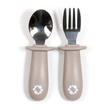 Ensemble de Cuillère & Fourchette d’Apprentissage - Taupe-Bulle-BUB-B-VA005-01-CLÉMENT