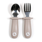 Ensemble de Cuillère & Fourchette d’Apprentissage - Taupe-Bulle-BUB-B-VA005-01-CLÉMENT