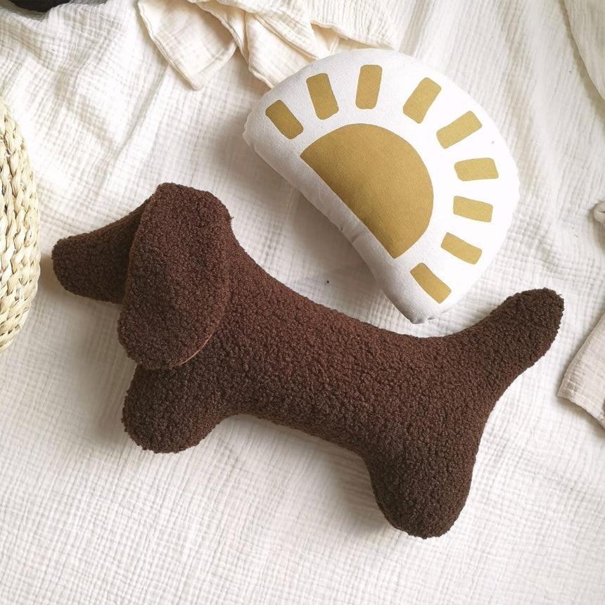 Peluche Chien Teckel - Brun-The Butter Flying-BUT-DOGPLUEMOBRO-CLÉMENT