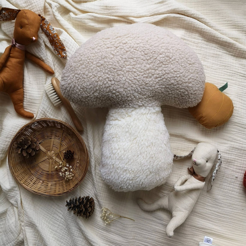 Coussin Champignon - Beige-The Butter Flying-BUT-MUSPILSHEIVO-CLÉMENT