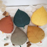 Coussin Feuille de Bouleau - Rouille-The Butter Flying-BUT-PILBIRRUS-CLÉMENT