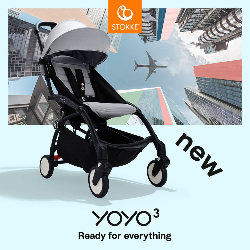 Poussette YOYO³ Complète - Noir / Aqua-Stokke-BZE-653600-CLÉMENT