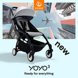 Poussette YOYO³ Complète - Noir / Toffee-Stokke-BZE-654100-CLÉMENT