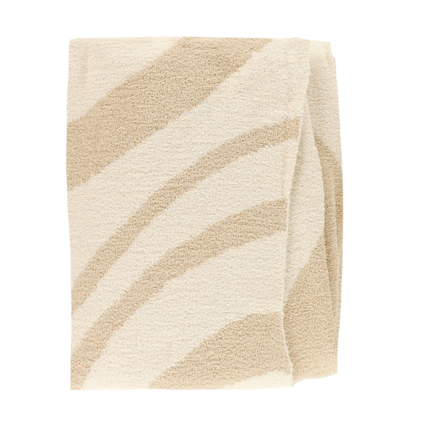 Couverture Rayée Crème-Origami Maison-CA3-4T2024082A-CLÉMENT