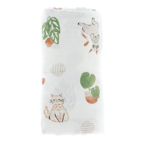 Couverture Mousseline Bambou - Chat-Bebe Confort-CA3-BLANKET-CAT-CLÉMENT