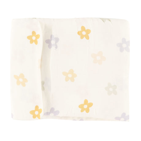 Couverture Mousseline Bambou - Fleurs-Bebe Confort-CA3-BLANKET-FLOW-CLÉMENT