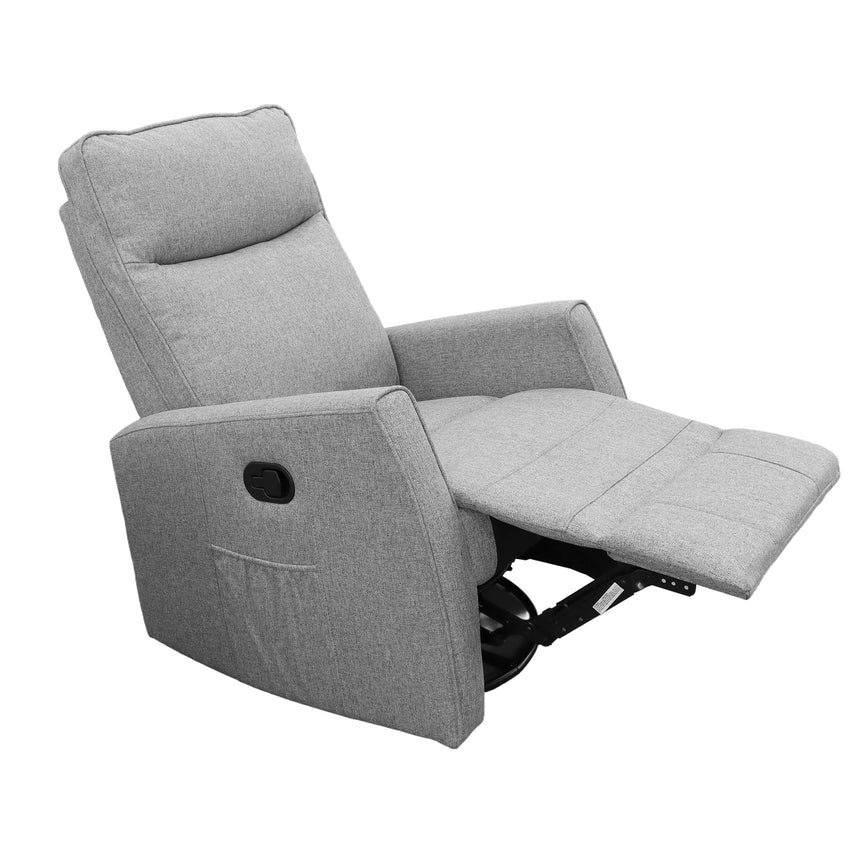 Fauteuil Berçant Pivotant et Inclinable - Tweed Gris-Bebe Confort-CA3-SKY2122-3-CLÉMENT