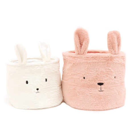 Panier Lapin Rose-Origami Maison-CA3-WXA24029-CLÉMENT