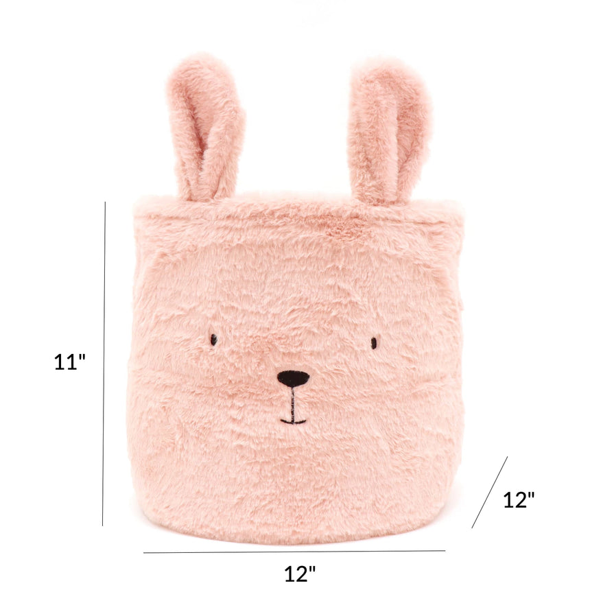 Panier Lapin Rose-Origami Maison-CA3-WXA24029-CLÉMENT