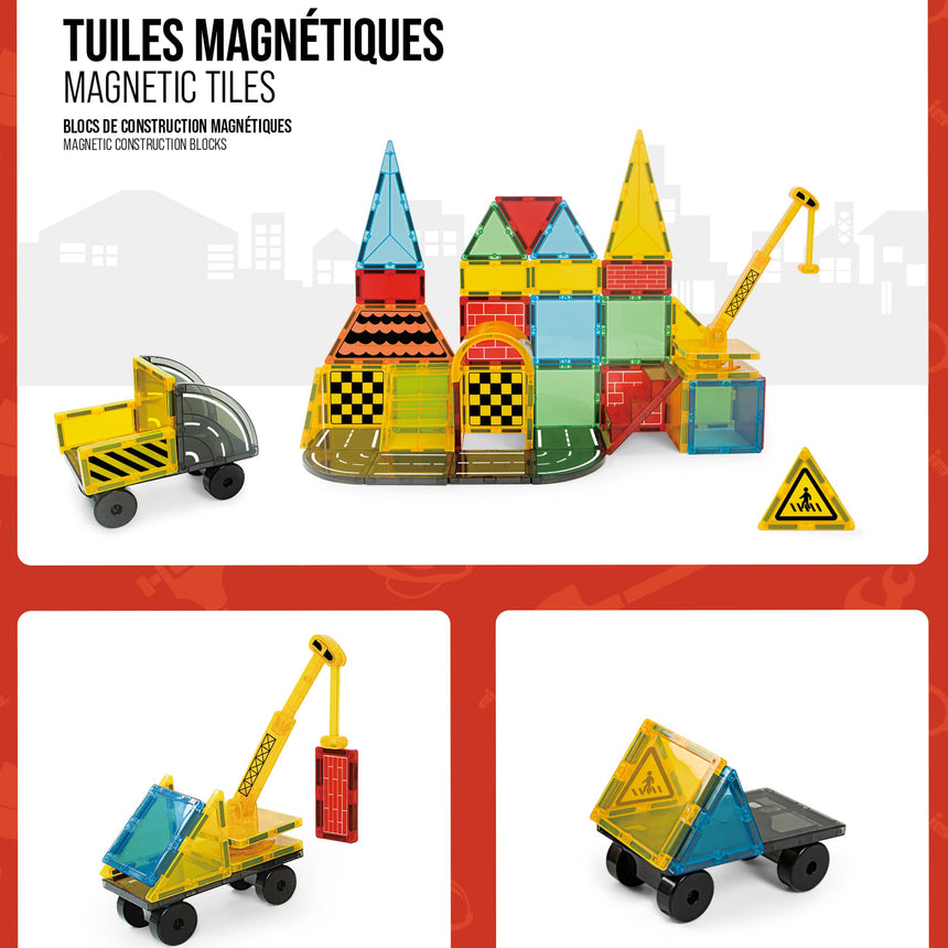 Tuiles Magnétiques Construction de Rêve-Origami Maison-CA3-X2106-CLÉMENT