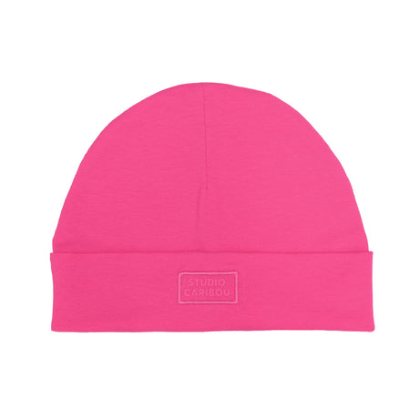 Tuque Coton Fuchsia 0-24mois-Studio Caribou-CA5-BONCOTFUCH-1-CLÉMENT