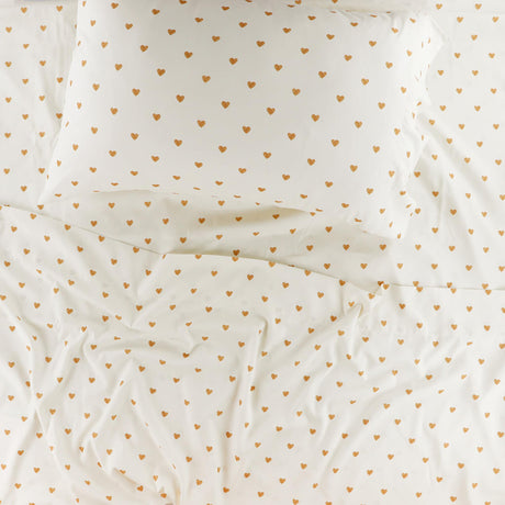 Ensemble Draps Lit Double - Coeurs-Cathay Home-CAH-DBSS-CATS-CLÉMENT