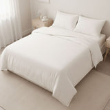 Ensemble Draps Lit Double - Ivoire-Cathay Home-CAH-DBSS-COCOM-CLÉMENT