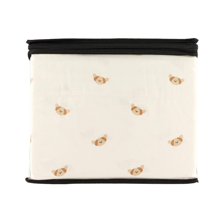 Ensemble Draps pour Lit Double - Croissants-Cathay Home-CAH-DBSS-CROISSA-CLÉMENT