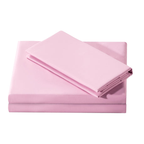 Ensemble Draps Lit Simple - Rose-Cathay Home-CAH-TWSS-PINK-CLÉMENT