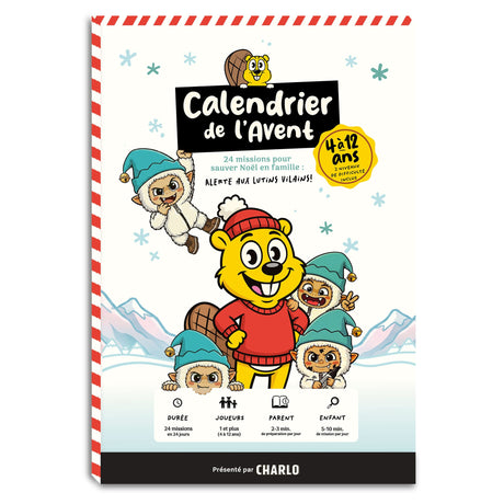 Calendrier de l'Avent - Alerte Lutins-Charlo Jeux et Aventures-CAJ-621664-CLÉMENT