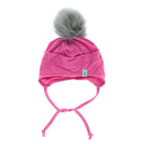 Tuque Coton Pompon 18mois-5ans-Calikids-Fuchsia-18m - 3ans-CAL-S2206-2-CLÉMENT