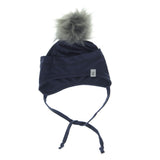 Tuque Coton Pompon 18mois-5ans-Calikids-Marine-18m - 3ans-CAL-S2206-2-CLÉMENT
