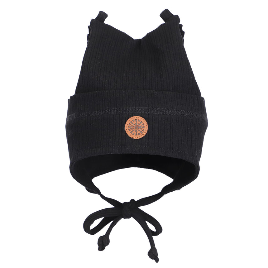 Tuque Côtelé 0-18mois-Calikids-Noir-0-3 m-CAL-S24062-1-CLÉMENT