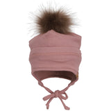Tuque Côtelée Pompon 3-18mois-Calikids-Rose-3-18 m-CAL-S2502-1-CLÉMENT