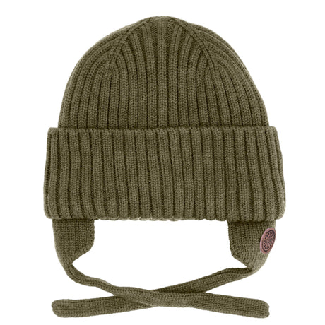 Tuque Tricot Côtelée 0-18mois-Calikids-Olive-0-3 m-CAL-W2402-1-CLÉMENT