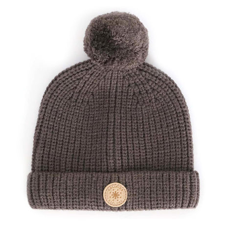 Tuque Tricot Pompon 0-9mois-Calikids-Brun-0-9 m-CAL-W2519-CLÉMENT