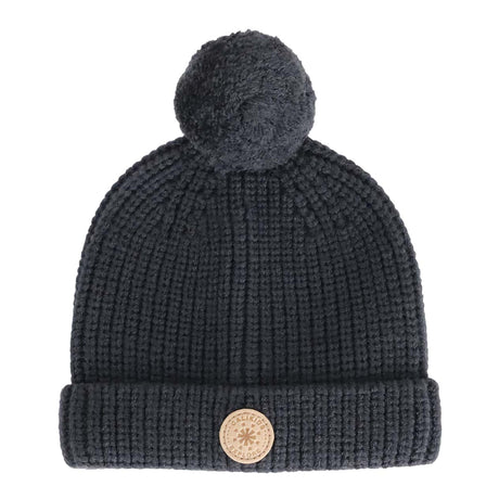 Tuque Tricot Pompon 0-9mois-Calikids-Charcoal-0-9 m-CAL-W2519-CLÉMENT