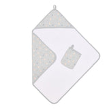 Serviette de Bain à Capuchon et Gant - Lapins-Coccoli-CC3-WT6001-CLÉMENT