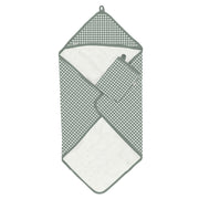 Serviette de Bain à Capuchon et Gant - Vichy-Coccoli-CC3-WT6029-CLÉMENT