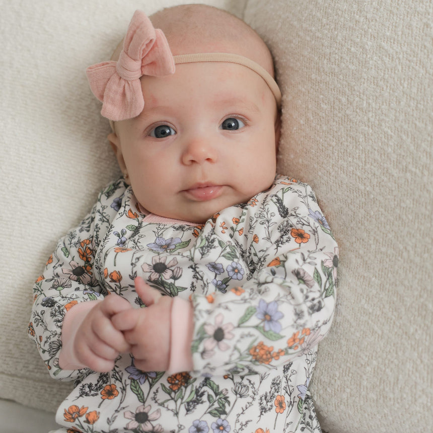 Pyjama Magnétique Fleurs Prématuré -18mois-Colle Colle-CCL-PM60118-CLÉMENT