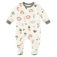 Pyjama Magnétique Jungle Prématuré -18mois-Colle Colle-Ivoire-Prématuré-CCL-PM6078-CLÉMENT