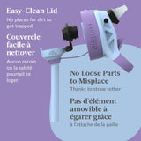 Bouteille d'Eau Aubrey Antifuite et Antidéversement - Lila 14 oz-Contigo-CGO-2189005-CLÉMENT