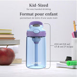 Bouteille d'Eau Aubrey Antifuite et Antidéversement - Lila 14 oz-Contigo-CGO-2189005-CLÉMENT