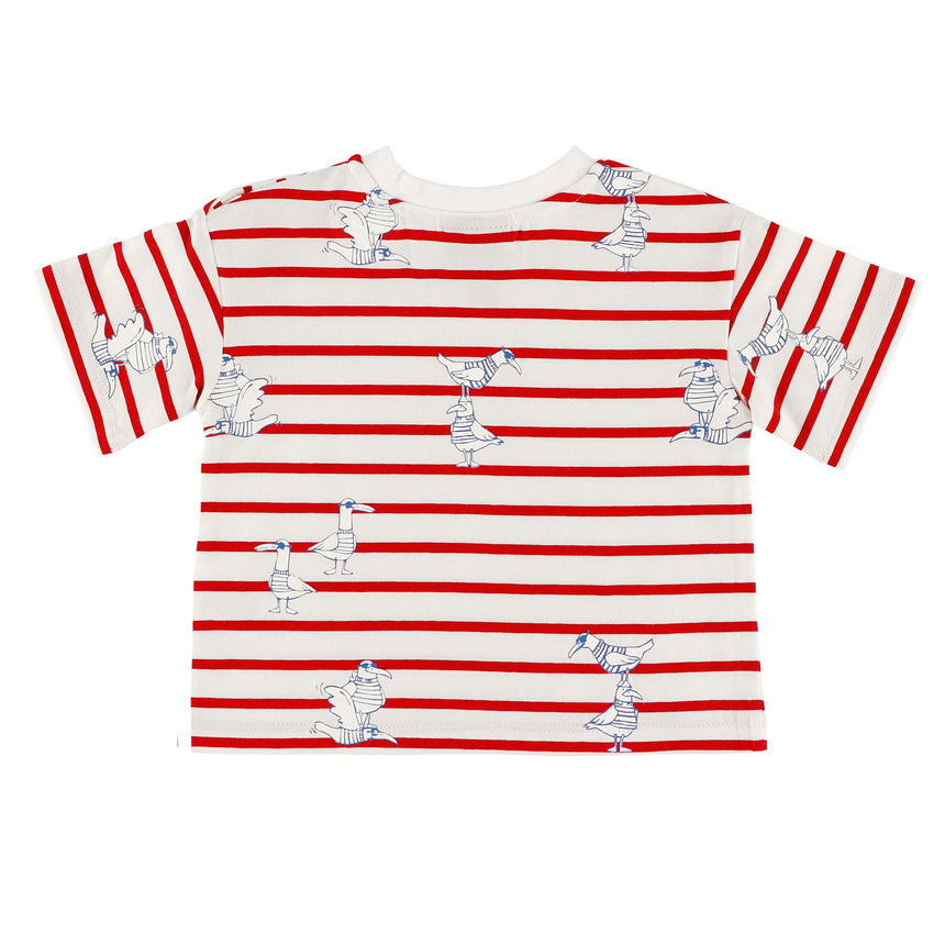 T-shirt Surf Mouettes 3-24mois-Chat Botte-CHI-1264451C-CLÉMENT