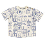 T-shirt Surf Timbres 3-24mois-Chat Botte-Ivoire-3 m-CHI-1264454C-IVO-CLÉMENT