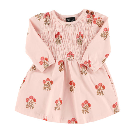 Robe Imprimée Poésie Bouquets 3-24mois-Chat Botte-Rose-3 m-CHI-2251413C-CLÉMENT