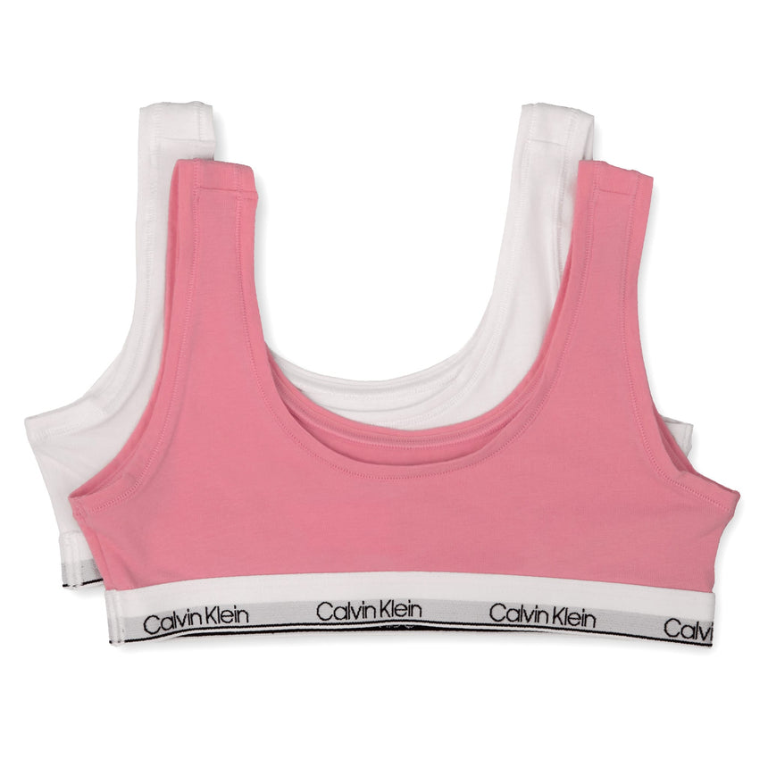 Cami-Courte 2-pack CK 6-16ans-Calvin Klein-CKU-RB6100-AS2-CLÉMENT