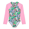 Maillot UV Imprimée Feuillage 2-12ans-Color Kids-Sarcelle-2-CLO-720374-9917-CLÉMENT