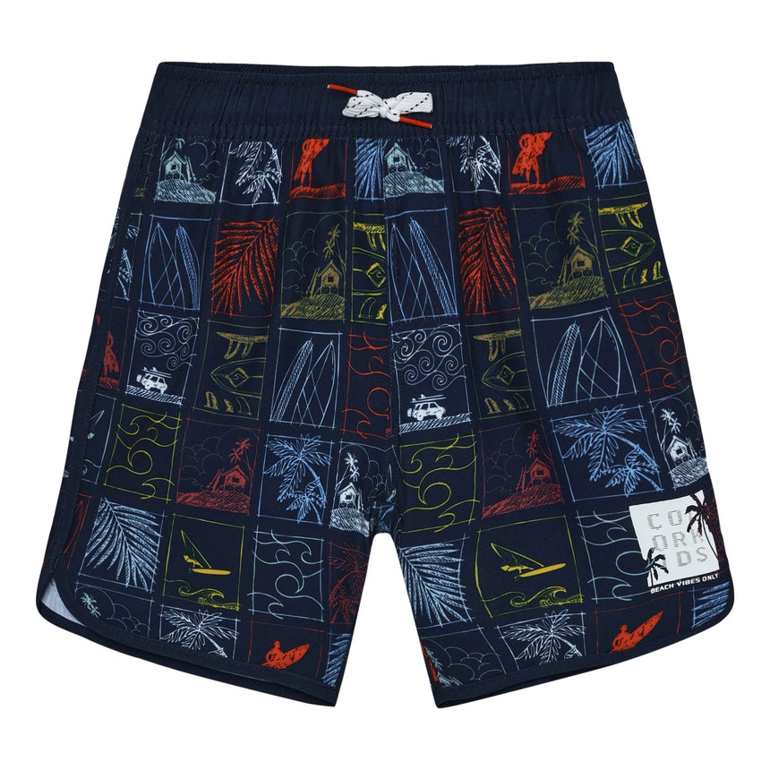 Maillot Short Imprimée Plage 2-12ans-Color Kids-Marine-2-CLO-720401-7721-CLÉMENT